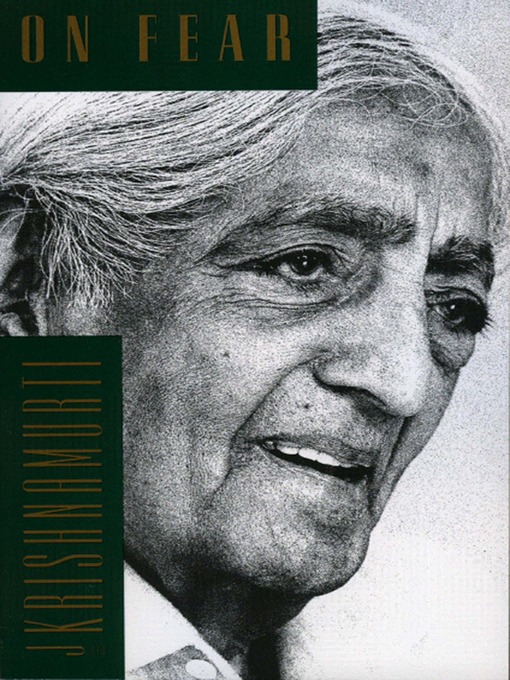 Title details for On Fear by Jiddu Krishnamurti - Available